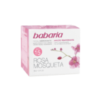 Babaria 24H ansigtscreme med hybenolie (SPF 15)- 50 ml