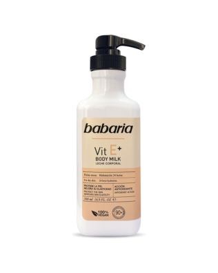 Babaria body milk med vitamin E – 500 ml