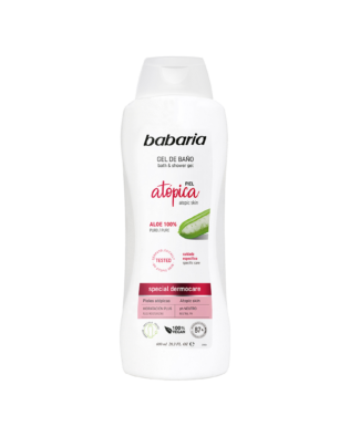 Babaria shower gel til atopisk hud med Aloe – 600 ml