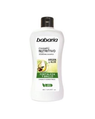Babaria nærende shampoo med aloe vera og arganolie – 400 ml