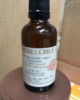 3% CBD + CBDA – 50 ml
