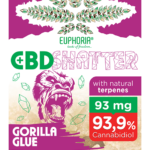 CBD shatter Gorilla glue 93,9% – 93 mg