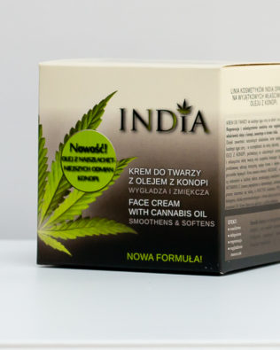 India ansigtscreme med cannabisolie – dag/natcreme
