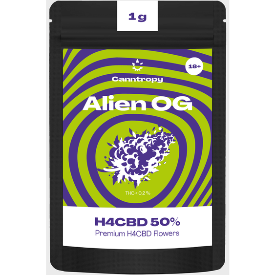 Canntropy H4CBD topskud Alien OG 50 1g
