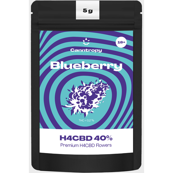 Canntropy H4CBD topskud Blueberry 40 5g