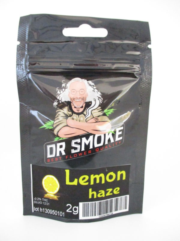 dr smoke lemon haze cbd topskud