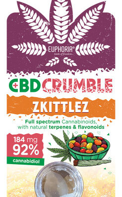 CBD Crumble zkittlez 92% – 184 mg