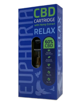 CBD vape relax cartridge 60% CBD